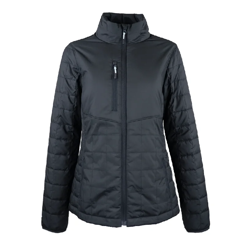 Zusa Women's Black St. Cloud Puffer Jacket Chenille Fabric Brocade Fabric Lace Fabric Zusa Women's Black St. Cloud Puffer Jacket Chenille Fabric Brocade Fabric Lace Fabric