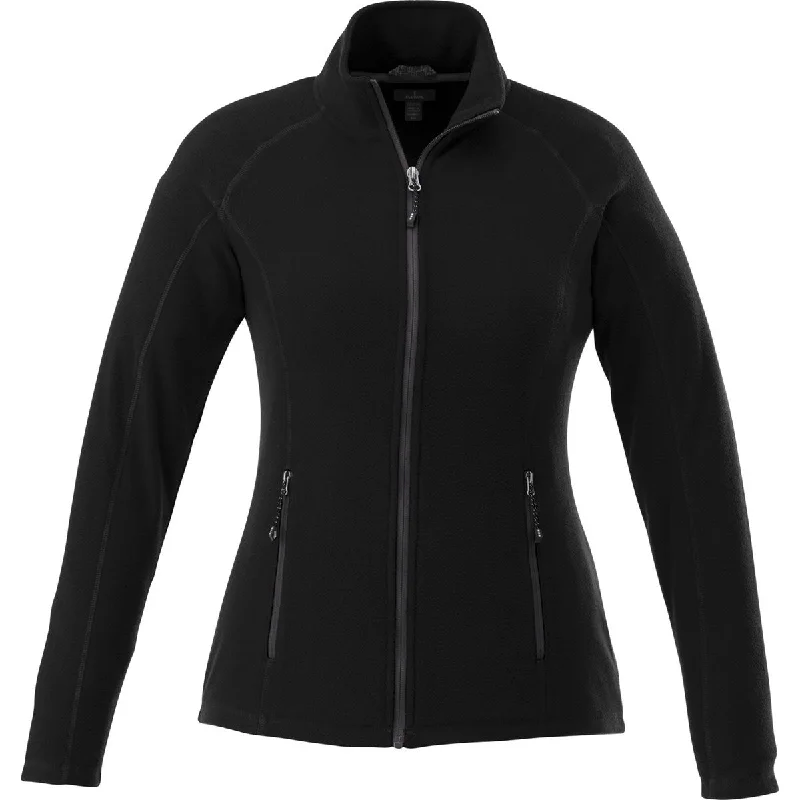Elevate Women's Black Rixford Polyfleece Jacket Cotton Jacket Linen Jacket Terry Jacket Elevate Women's Black Rixford Polyfleece Jacket Cotton Jacket Linen Jacket Terry Jacket