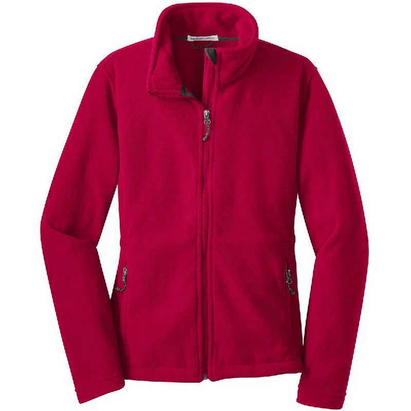Port Authority Women's True Red Value Fleece Jacket V-Neck Jacket Boat Neck Jacket Square Neck Jacket Port Authority Women's True Red Value Fleece Jacket V-Neck Jacket Boat Neck Jacket Square Neck Jacket