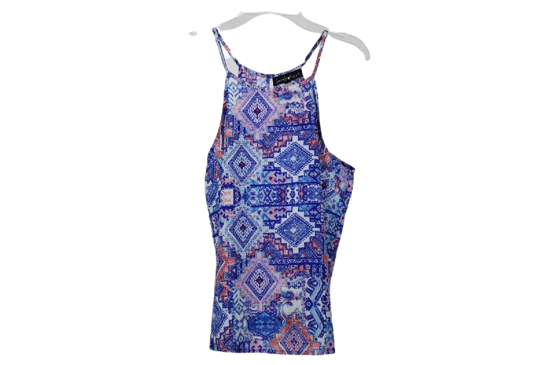Derek Heart Blue Tank | M workout tank top