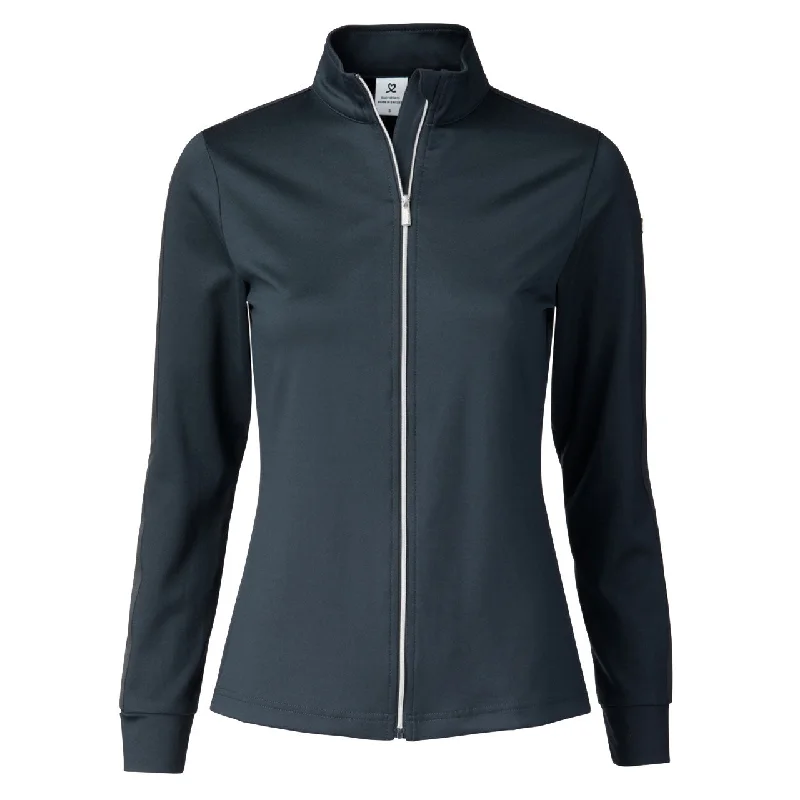 Daily Sports Anna Navy Womens Full Zip Golf Jacket A-Line Jacket Boat Neck Shawl Collar Daily Sports Anna Navy Womens Full Zip Golf Jacket A-Line Jacket Boat Neck Shawl Collar