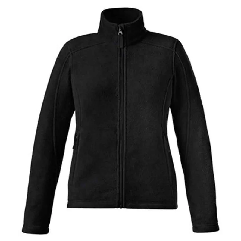 Core 365 Women's Black Journey Fleece Jacket Snapped Jacket Toggled Jacket Drawstring Jacket Core 365 Women's Black Journey Fleece Jacket Snapped Jacket Toggled Jacket Drawstring Jacket