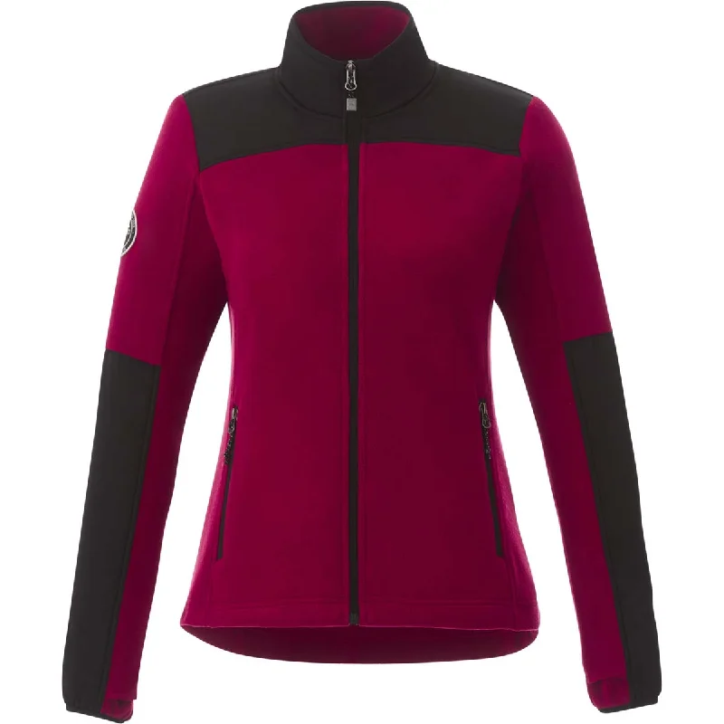 Roots73 Women's Dark Red/Black Briggspoint Jacket Snapped Jacket Toggled Jacket Drawstring Jacket Roots73 Women's Dark Red/Black Briggspoint Jacket Snapped Jacket Toggled Jacket Drawstring Jacket