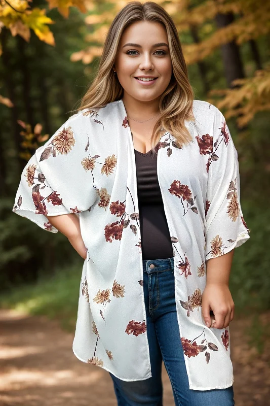 Free Fallin' Kimono Cardigan Velvet Chenille Corduroy