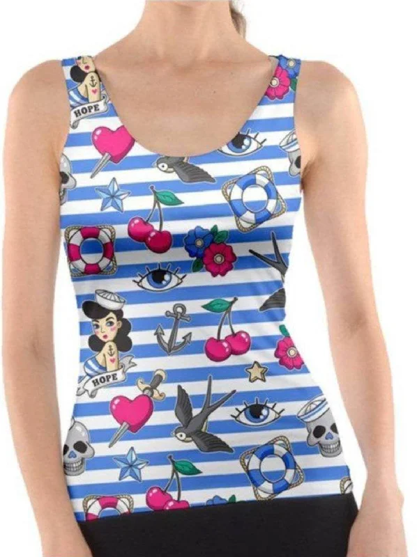 SAILOR GAL Tank Top basic tank top