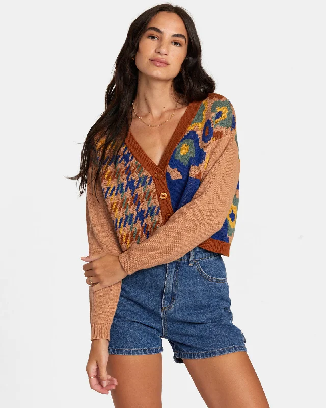 Happy Hour Cardigan - Multi Wool Cardigan Cotton Cardigan Cashmere Cardigan