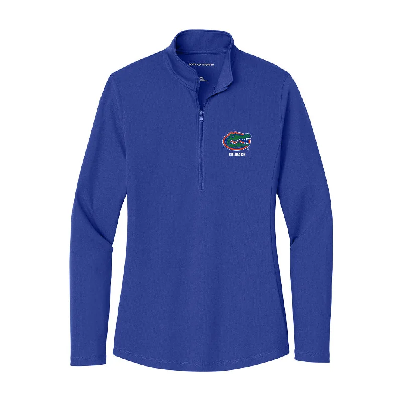 Florida - NCAA Women's Gymnastics : Lori Brubach - Women's Lightweight Quarter Zip Jacket Mesh Jacket Canvas Jacket Denim Jacket Florida - NCAA Women's Gymnastics : Lori Brubach - Women's Lightweight Quarter Zip Jacket Mesh Jacket Canvas Jacket Denim Jacket