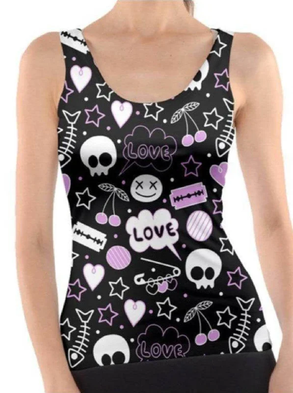 PUNK! Tank Top layering tank top