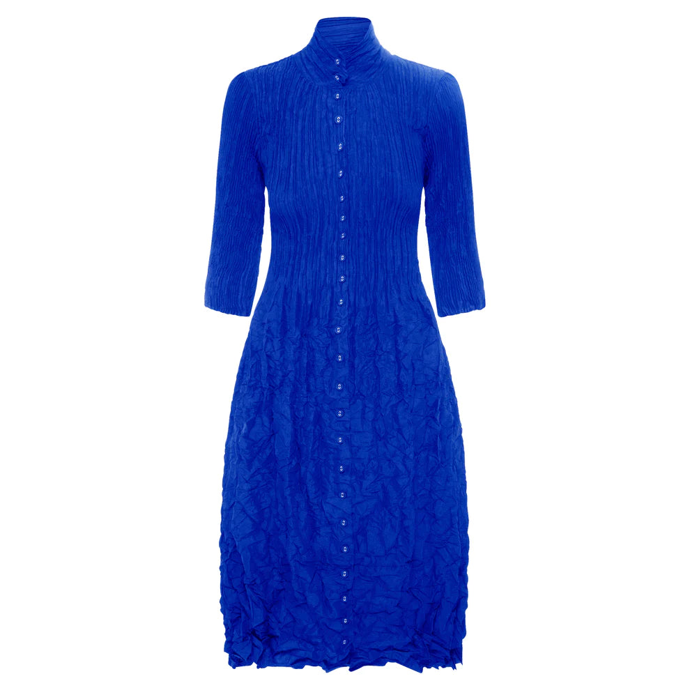 Alquema Nehru Royal Coat Dress Stand-Up Roll-Neck Turtle