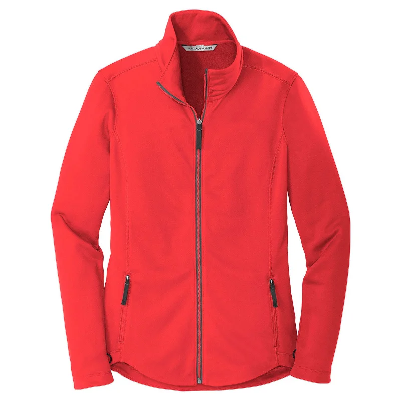 Port Authority Women's Red Pepper Collective Smooth Fleece Jacket Plaid Jacket Tartan Jacket Houndstooth Jacket Port Authority Women's Red Pepper Collective Smooth Fleece Jacket Plaid Jacket Tartan Jacket Houndstooth Jacket
