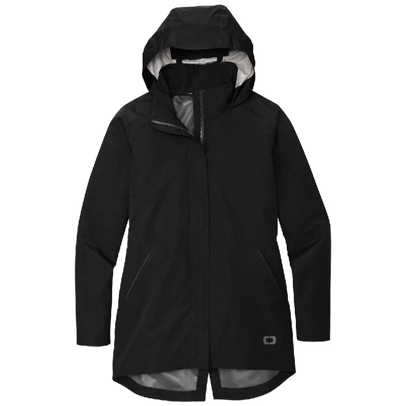 OGIO Women's Blacktop Utilitarian Jacket Zip Front Button Front Snap Front