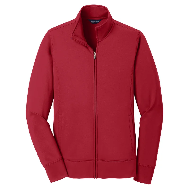 Sport-Tek Women's Deep Red Sport-Wick Fleece Full-Zip Jacket Insulated Jacket Fitted Jacket Loose Jacket Sport-Tek Women's Deep Red Sport-Wick Fleece Full-Zip Jacket Insulated Jacket Fitted Jacket Loose Jacket