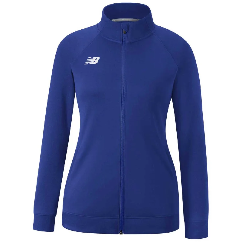 New Balance Women's Team Royal Knit Training Jacket Mesh Jacket Canvas Jacket Denim Jacket New Balance Women's Team Royal Knit Training Jacket Mesh Jacket Canvas Jacket Denim Jacket
