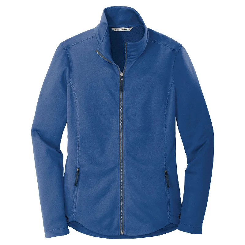 Port Authority Women's Night Sky Blue Collective Smooth Fleece Jacket Striped Jacket Polka Dot Jacket Floral Jacket Port Authority Women's Night Sky Blue Collective Smooth Fleece Jacket Striped Jacket Polka Dot Jacket Floral Jacket