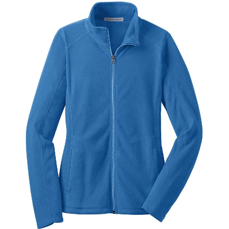 Port Authority Women's Light Royal Microfleece Jacket Toggled Jacket Drawstring Jacket Belted Jacket Port Authority Women's Light Royal Microfleece Jacket Toggled Jacket Drawstring Jacket Belted Jacket