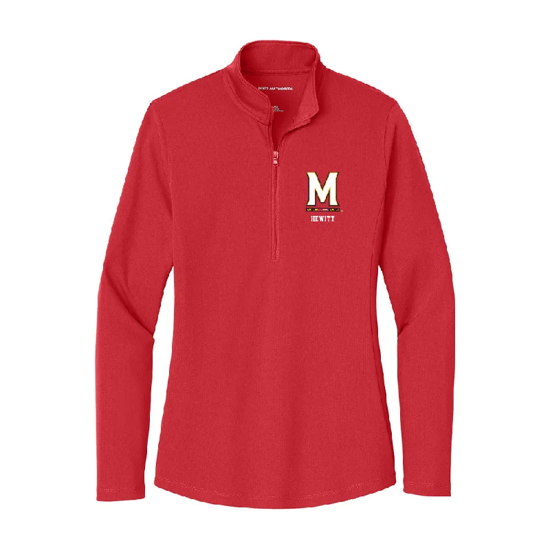 Maryland - NCAA Women's Gymnastics : Addie Hewitt - Women's Lightweight Quarter Zip Jacket Elasticated Jacket Padded Jacket Insulated Jacket Maryland - NCAA Women's Gymnastics : Addie Hewitt - Women's Lightweight Quarter Zip Jacket Elasticated Jacket Padded Jacket Insulated Jacket