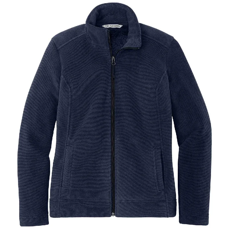 Port Authority Women's Insignia Blue/River Blue Navy Ultra Warm Brushed Fleece Jacket Collared Jacket Crew Neck Jacket Turtle Neck Jacket Port Authority Women's Insignia Blue/River Blue Navy Ultra Warm Brushed Fleece Jacket Collared Jacket Crew Neck Jacket Turtle Neck Jacket
