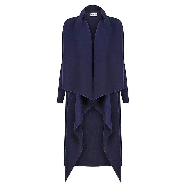 Alquema Navy Estrella Dress & Collare Coat Blazer Duffle Coat Pea Coat