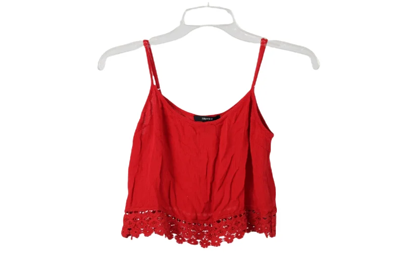 Forever 21 Red Crop Tank | M comfortable tank top