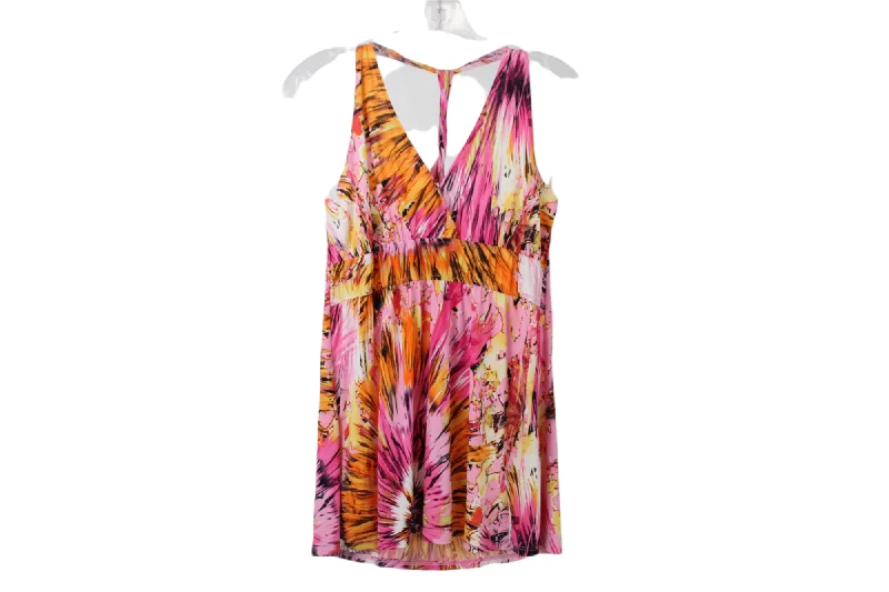 Topia Pink & Orange Tank | L chic tank top
