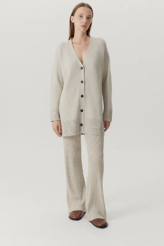The Merino Wool Oversize Cardigan Fitted Loose Oversized
