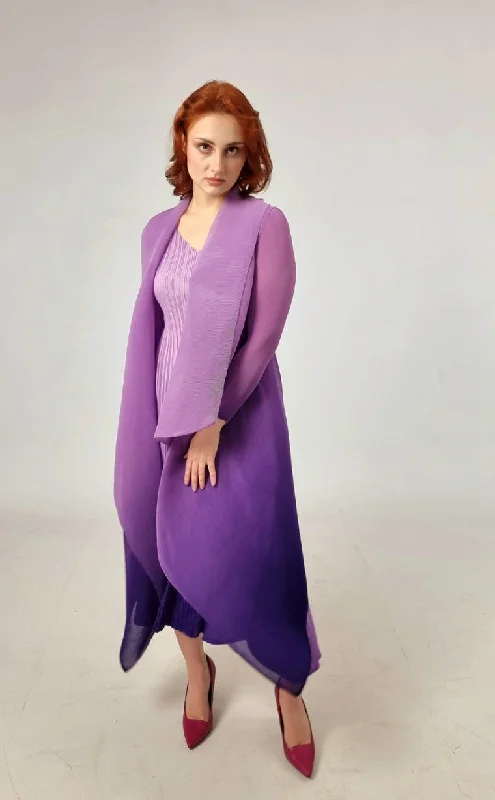 Alquema Long Estrella Dress And Collare Coat - Dusty Tulle Tie-Waist Belted Drawstring Alquema Long Estrella Dress And Collare Coat - Dusty Tulle Tie-Waist Belted Drawstring