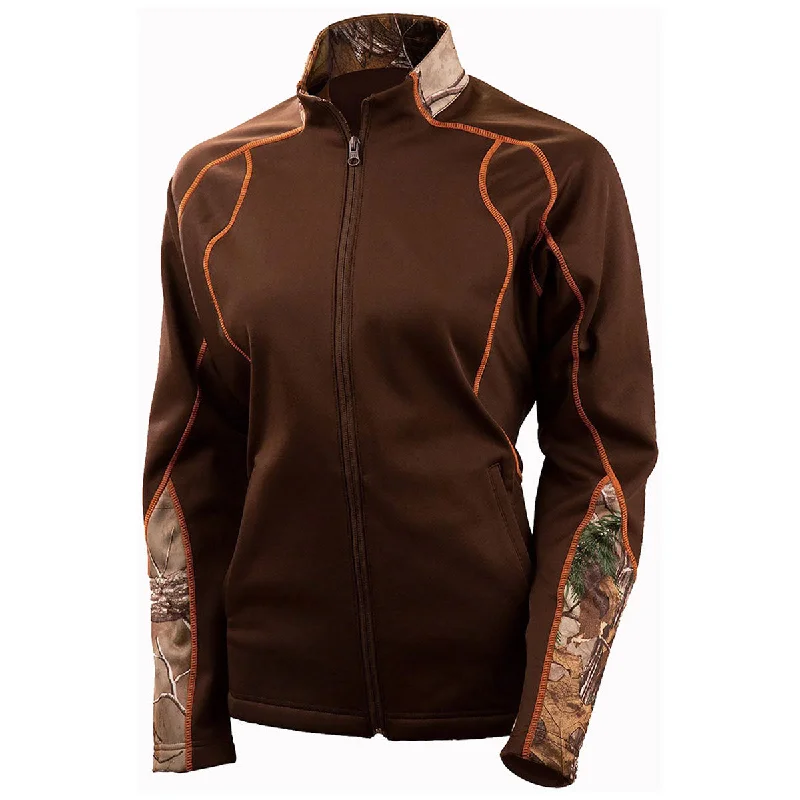 Gamehide Women's Brown/Realtreee Xtra Pathfinder Jacket Print Jacket Jacquard Jacket Embroidered Jacket