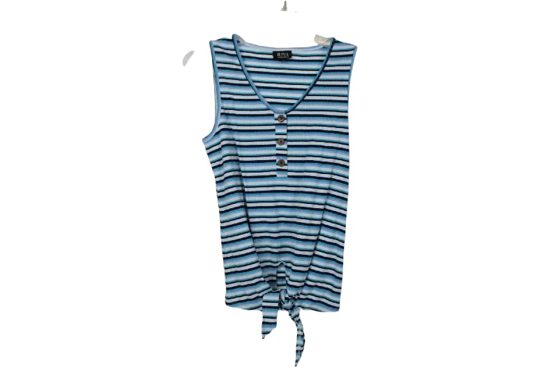a.n.a Blue Striped Tank | XS boho tank top