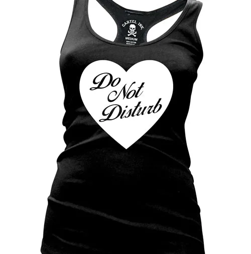 Do Not Disturb Women's Racer Back Tank Top cute tank top