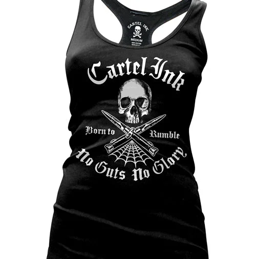 No Guts No Glory Women's Racer Back Tank Top flirty tank top