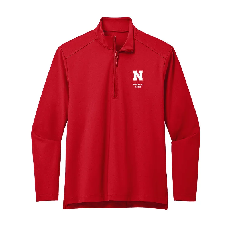 Nebraska - NCAA Women's Gymnastics : Reese Baker - Premium Quarter Zip Jacket Corduroy Jacket Velvet Jacket Brocade Jacket Nebraska - NCAA Women's Gymnastics : Reese Baker - Premium Quarter Zip Jacket Corduroy Jacket Velvet Jacket Brocade Jacket