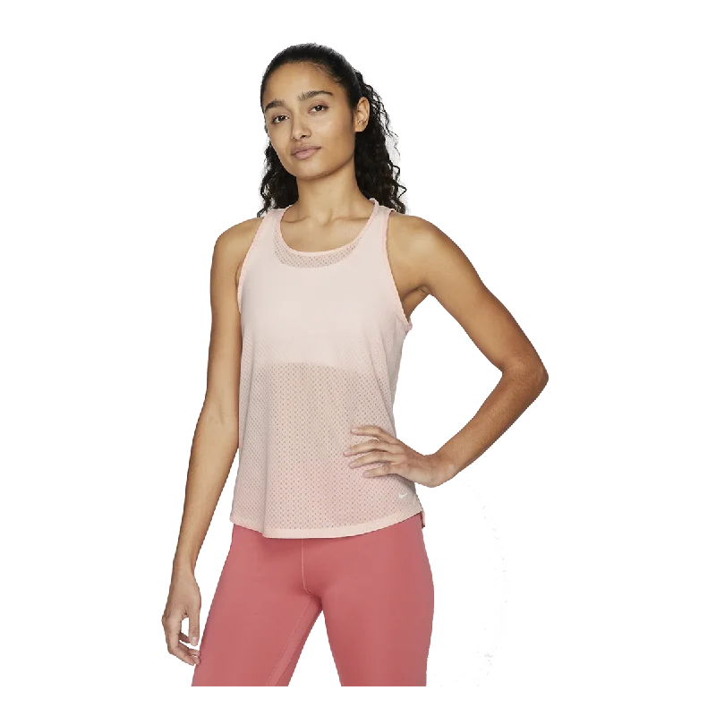 Nike One Dri-FIT Breathe Tank lime green tank