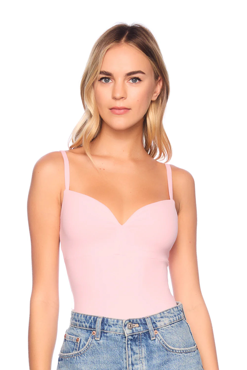 Sweetheart Tank Cotton Candy - Susana Monaco coral tank top