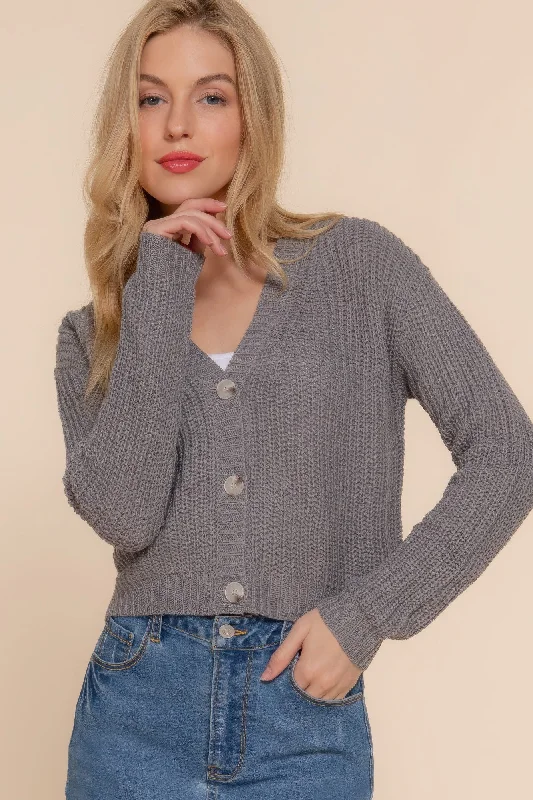 Long Sleeve V-Neck Sweater Cardigan | Timeless Comfort and Style Ribbed Striped Patterned Long Sleeve V-Neck Sweater Cardigan | Timeless Comfort and Style Ribbed Striped Patterned