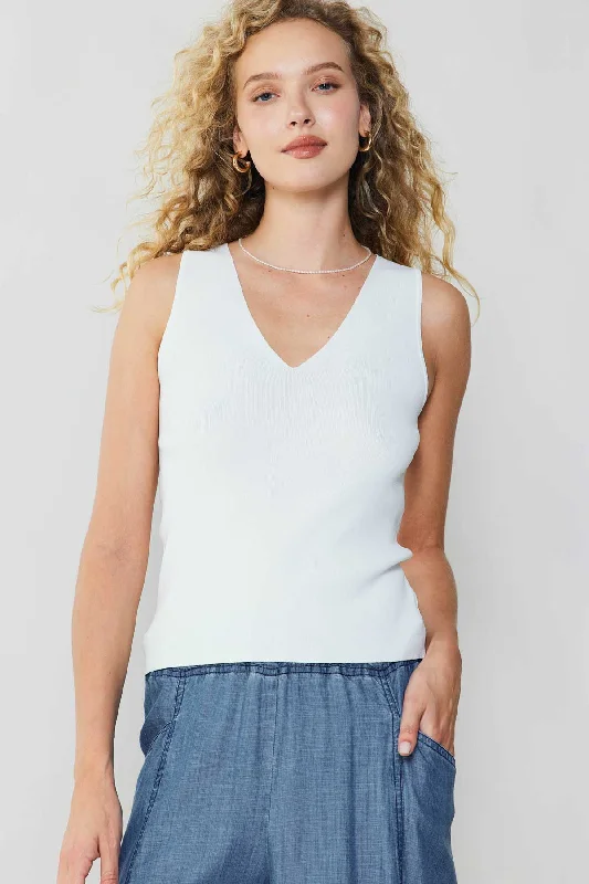 Knit Tank Top crew neck tank