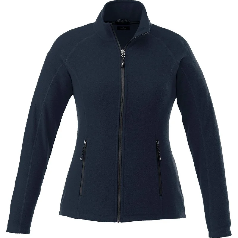 Elevate Women's Navy Rixford Polyfleece Jacket Anorak Shell Jacket Lightweight Jacket