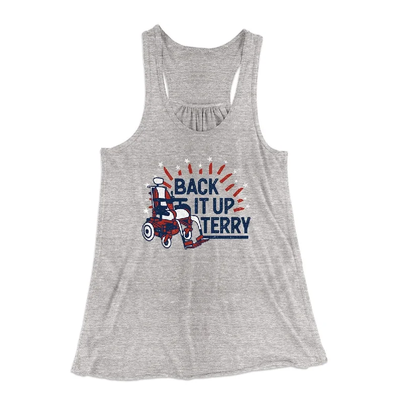 Back It Up Terry Women's Flowey Tank Top athletic tank top