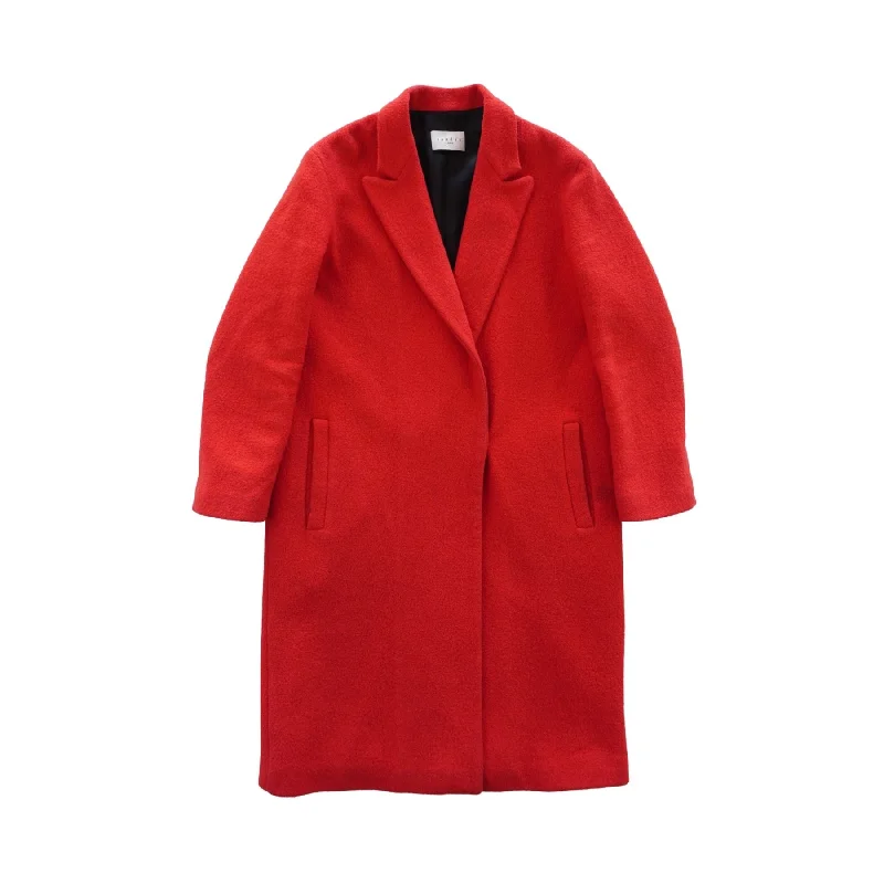 Sandro Wool Coat - Women's 36 Vest Waistcoat Gilet