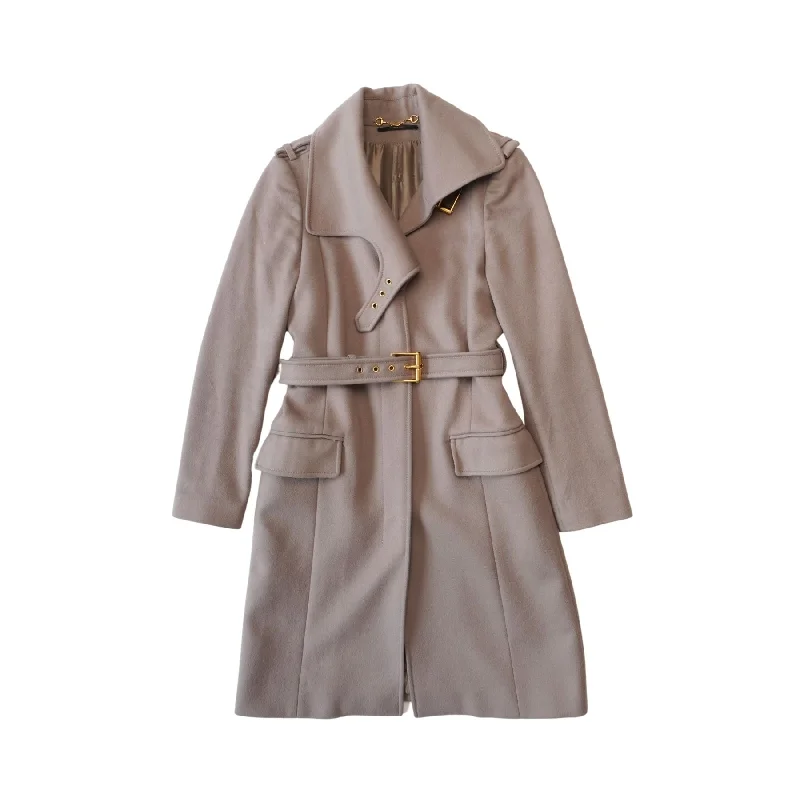 Gucci Wool Coat - Women's 40 Blouse Shirt Tunic