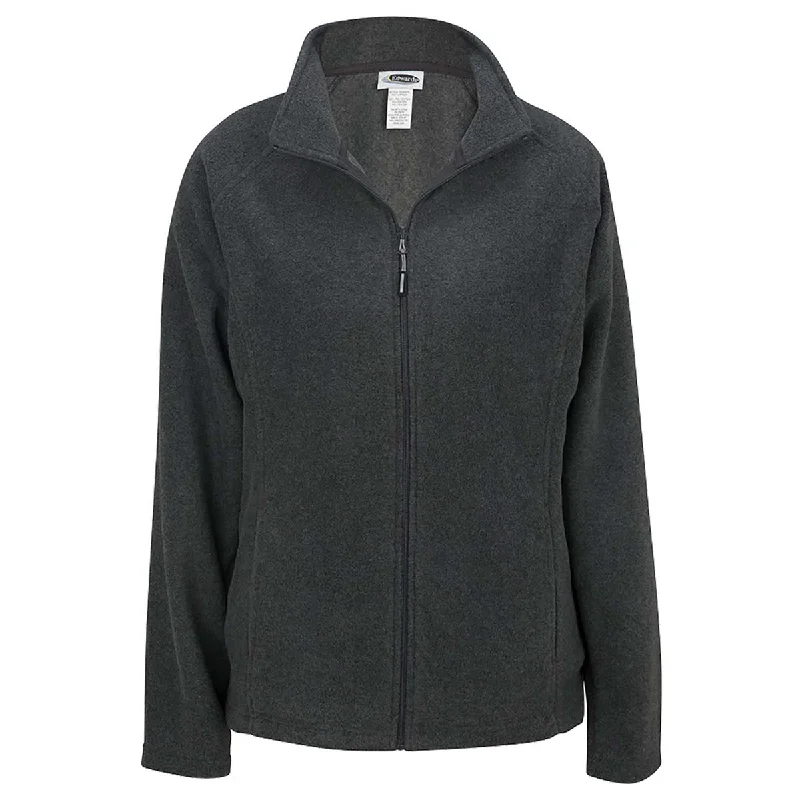 Edwards Women's Dark Grey Microfleece Jacket Hooded Jacket Caped Jacket Shawl Collar Jacket Edwards Women's Dark Grey Microfleece Jacket Hooded Jacket Caped Jacket Shawl Collar Jacket