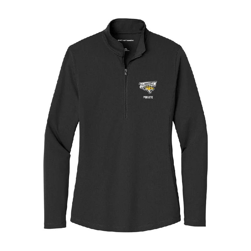 Towson - NCAA Women's Gymnastics : Felicia Poblete - Women's Lightweight Quarter Zip Jacket Collared Jacket Crew Neck Jacket Turtle Neck Jacket Towson - NCAA Women's Gymnastics : Felicia Poblete - Women's Lightweight Quarter Zip Jacket Collared Jacket Crew Neck Jacket Turtle Neck Jacket