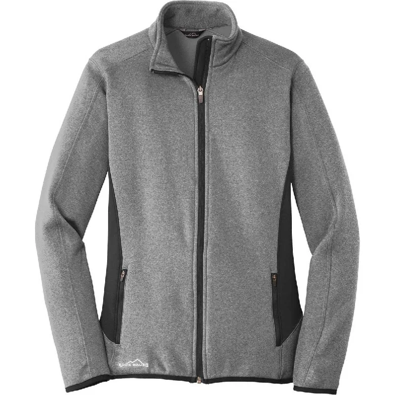 Eddie Bauer Women's Grey Heather Full-Zip Heather Stretch Fleece Jacket Satin Jacket Silk Jacket Chiffon Jacket Eddie Bauer Women's Grey Heather Full-Zip Heather Stretch Fleece Jacket Satin Jacket Silk Jacket Chiffon Jacket
