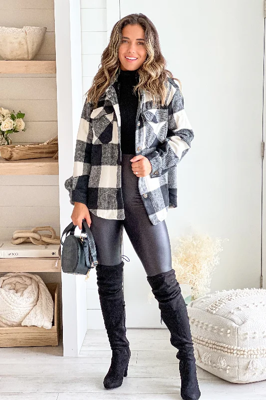 Black Plaid Jacket Jacket Blazer Coat