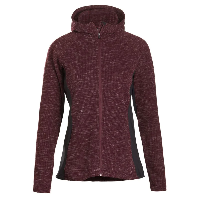 Landway Women's Dark Red Kendra Thermal Knit Jacket Denim Jacket Leather Jacket Suede Jacket Landway Women's Dark Red Kendra Thermal Knit Jacket Denim Jacket Leather Jacket Suede Jacket