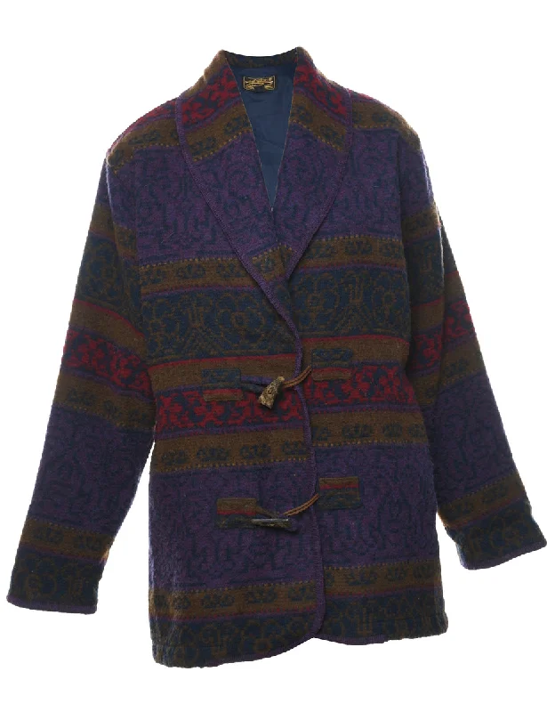 Eddie Bauer Wool Coat - M Parka Anorak Hoodie