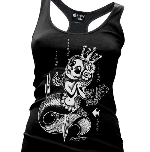 Queen of the Sea Women's Racer Back Tank Top cotton tank top