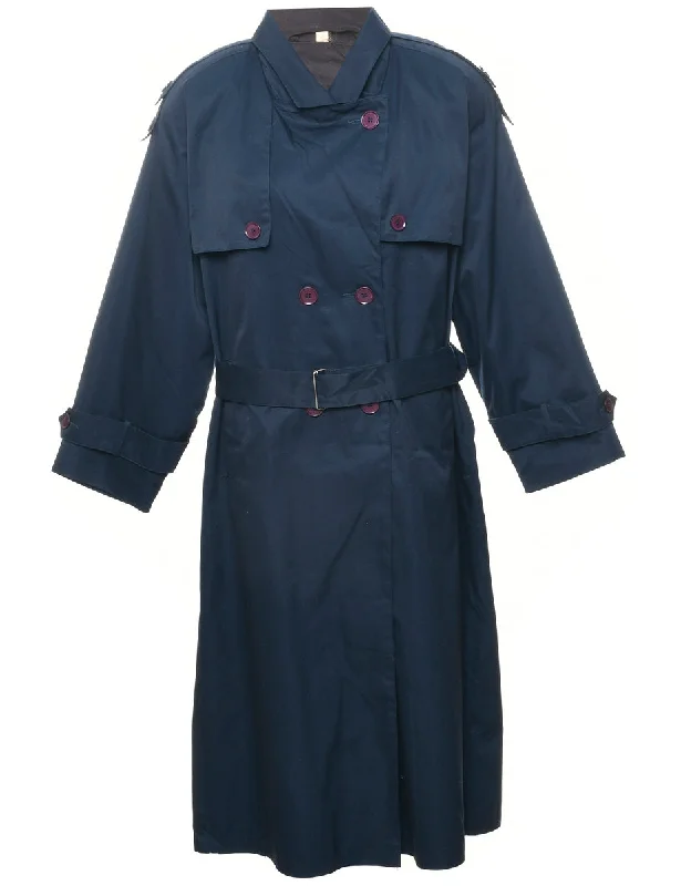Double Breasted Trench Coat - L Blouse Shirt Tunic