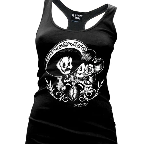 Love Promise Women's Racer Back Tank Top print tank top