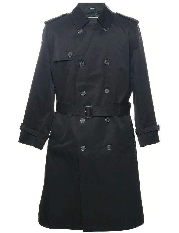 Double Breasted Trench Coat - L Stole Shawl Scarf