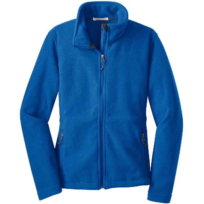 Port Authority Women's True Royal Value Fleece Jacket One-Shoulder Jacket Off-the-Shoulder Jacket Asymmetrical Jacket Port Authority Women's True Royal Value Fleece Jacket One-Shoulder Jacket Off-the-Shoulder Jacket Asymmetrical Jacket